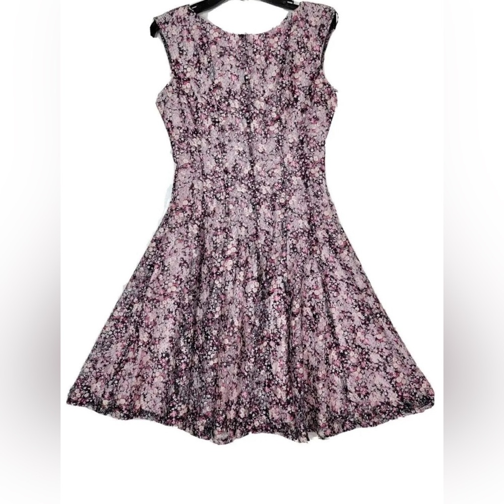 Danny and Nicole Women Floral lace dress
